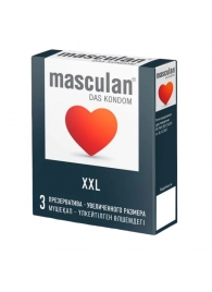 Презервативы увеличенного размера Masculan XXL - 3 шт. - Masculan - купить с доставкой в Кирове
