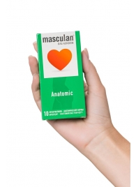 Презервативы анатомической формы Masculan Anatomic - 10 шт. - Masculan - купить с доставкой в Кирове