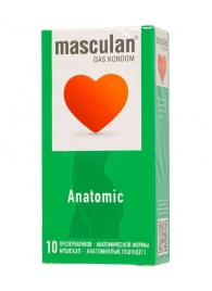 Презервативы анатомической формы Masculan Anatomic - 10 шт. - Masculan - купить с доставкой в Кирове