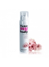Массажная хрустящая пенка Tickle My Body Cherry Blossom с ароматом вишневого цвета - 150 мл. - Love to Love - купить с доставкой в Кирове