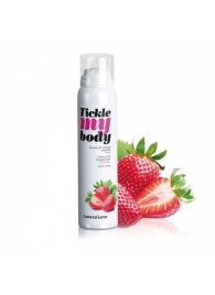 Массажная хрустящая пенка Tickle My Body Strawberry с ароматом клубники - 150 мл. - Love to Love - купить с доставкой в Кирове