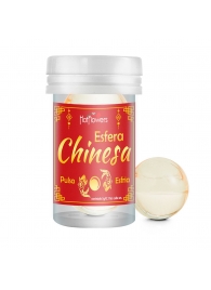 Интимный гель Chinesa Esfera с охлаждающе-пульсирующим эффектом (2 шарика по 3 гр.) - HotFlowers - купить с доставкой в Кирове