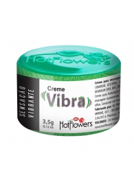 Возбуждающий крем Vibra с эффектом вибрации - 3,5 гр. - HotFlowers - купить с доставкой в Кирове