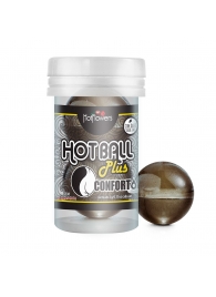 Анальный лубрикант на масляной основе Hot Ball Plus Conforto (2 шарика по 3 гр.) - HotFlowers - купить с доставкой в Кирове