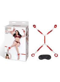 Красная фиксация на матрас Classic Bedspreader - Lux Fetish - купить с доставкой в Кирове