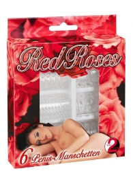 Набор из 6 насадок с шипиками Red Roses - Orion - в Кирове купить с доставкой