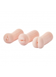 Набор из 3 мастурбаторов The Girl Next Door Tina - Dream Toys - в Кирове купить с доставкой