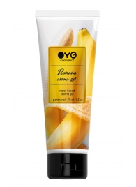 Лубрикант на водной основе OYO Aroma Gel Banana с ароматом банана - 75 мл. - OYO - купить с доставкой в Кирове