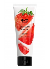 Лубрикант на водной основе OYO Aroma Gel Strawberry с ароматом клубники - 75 мл. - OYO - купить с доставкой в Кирове