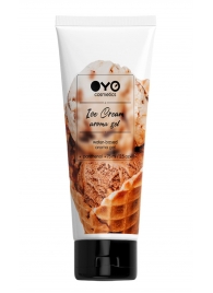 Лубрикант на водной основе OYO Aroma Gel Ice Cream с ароматом пломбира - 75 мл. - OYO - купить с доставкой в Кирове