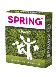 Классические презервативы SPRING CLASSIC - 3 шт. - SPRING - купить с доставкой в Кирове