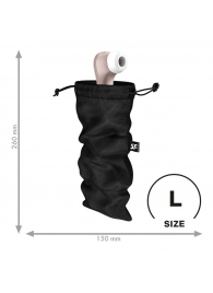 Черный мешочек для хранения игрушек Treasure Bag L - Satisfyer - купить с доставкой в Кирове