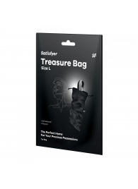 Черный мешочек для хранения игрушек Treasure Bag L - Satisfyer - купить с доставкой в Кирове