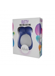 Синее эрекционное виброкольцо Nutty - Adrien Lastic - в Кирове купить с доставкой