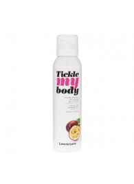 Массажная хрустящая пенка Tickle my body с ароматом маракуйи - 150 мл. - Love to Love - купить с доставкой в Кирове