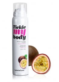 Массажная хрустящая пенка Tickle my body с ароматом маракуйи - 150 мл. - Love to Love - купить с доставкой в Кирове