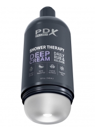 Мастурбатор в бутылке Shower Therapy Deep Cream - Pipedream - в Кирове купить с доставкой