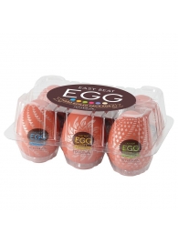Набор из 6 мастурбаторов-яиц Tenga Egg Variety Pack V - Tenga - в Кирове купить с доставкой