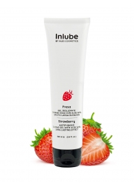 Лубрикант на водной основе Nuei Inlube с алоэ вера и ароматом клубники - 100 мл. - Nuei cosmetics - купить с доставкой в Кирове