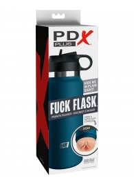 Мастурбатор-вагина в синей колбе F*ck Flask - Pipedream - в Кирове купить с доставкой