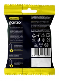 Ультратонкие презервативы Ganzo Ultra thin в мягкой упаковке - 3 шт. - Ganzo - купить с доставкой в Кирове