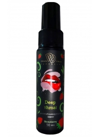 Спрей для горла Deep Throat с десенсибилизирующим эффектом и вкусом клубники - 50 мл. - БиоМед - купить с доставкой в Кирове