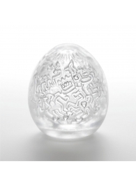 Мастурбатор-яйцо Keith Haring EGG PARTY - Tenga - в Кирове купить с доставкой