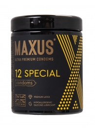Презервативы с точками и рёбрами MAXUS Special - 12 шт. - Maxus - купить с доставкой в Кирове