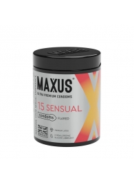 Анатомические презервативы MAXUS Sensual - 15 шт. - Maxus - купить с доставкой в Кирове