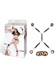 Леопардовая фиксация на матрас для рук и ног Classic Bedspreader - Lux Fetish - купить с доставкой в Кирове