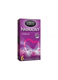 Презервативы с рёбрышками Domino Harmony - 6 шт. - Domino - купить с доставкой в Кирове