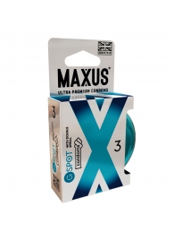 Презервативы Maxus G spot с двойной спиралью - 3 шт. - Maxus - купить с доставкой в Кирове