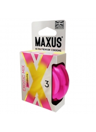 Ароматизированные презервативы Maxus Exotic Mix - 3 шт. - Maxus - купить с доставкой в Кирове