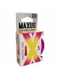 Ароматизированные презервативы Maxus Exotic Mix - 3 шт. - Maxus - купить с доставкой в Кирове
