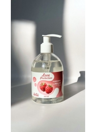 Лубрикант на водной основе Love Protection Raspberry с ароматом малины - 300 мл. - Lola Games - купить с доставкой в Кирове