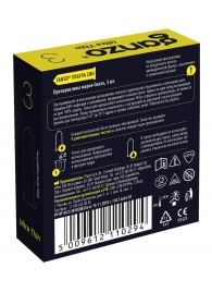 Ультратонкие презервативы Ganzo Ultra thin - 3 шт. - Ganzo - купить с доставкой в Кирове