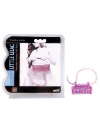 Эрекционное кольцо с вибратором LITTLE LILAC - Dream Toys - в Кирове купить с доставкой