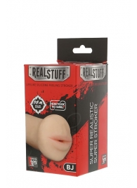 Нежный мастурбатор-ротик REALSTUFF 5INCH MASTURBATOR BJ - Dream Toys - в Кирове купить с доставкой