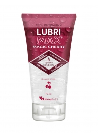 Интимный гель-смазка на водной основе Lubrimax Magic Cherry - 75 мл. - ИнтелБИО - купить с доставкой в Кирове