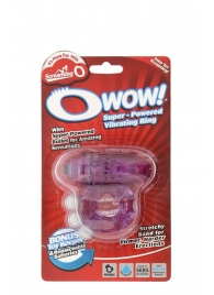 Фиолетовое эрекционное виброкольцо OWOW PURPLE - Screaming O - в Кирове купить с доставкой