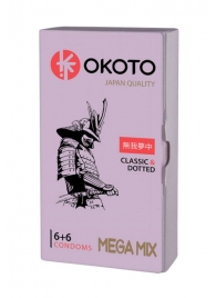 Презервативы OKOTO Mega Mix - 12 шт. - Sitabella - купить с доставкой в Кирове