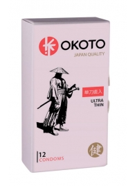 Тонкие презервативы OKOTO Ultra Thin - 12 шт. - Sitabella - купить с доставкой в Кирове