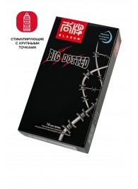 Презервативы с точками Elasun Big Dotted - 10 шт. - Elasun - купить с доставкой в Кирове