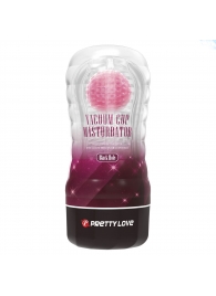 Прозрачный текстурированный мастурбатор Vacuum Cup Masturbator Black Hole - Baile - в Кирове купить с доставкой