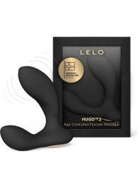 Черный вибростимулятор простаты Hugo 2 - Lelo - в Кирове купить с доставкой