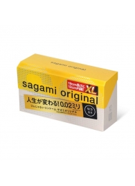 Презервативы увеличенного размера Sagami Original 0.02 XL-size - 12 шт. - Sagami - купить с доставкой в Кирове