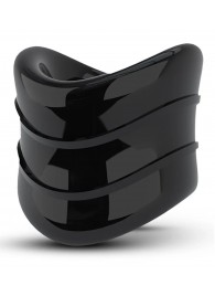 Черное эрекционное кольцо на мошонку Beef Ball Stretcher Snug X Long - Blush Novelties - в Кирове купить с доставкой