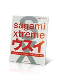 Ультратонкий презерватив Sagami Xtreme SUPERTHIN - 1 шт. - Sagami - купить с доставкой в Кирове