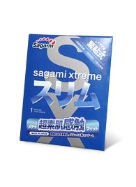 Презерватив Sagami Xtreme FEEL FIT 3D - 1 шт. - Sagami - купить с доставкой в Кирове