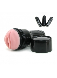 Мастурбатор-вагина Fleshlight - Vibro Pink Lady Touch с вибрацией - Fleshlight - в Кирове купить с доставкой